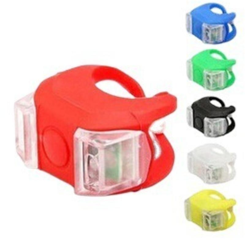 Led Silicone Mountain Bike Bicycle Front Rear Lights Push Cycle Light Clip Bycicle Accessories Bike Accessories