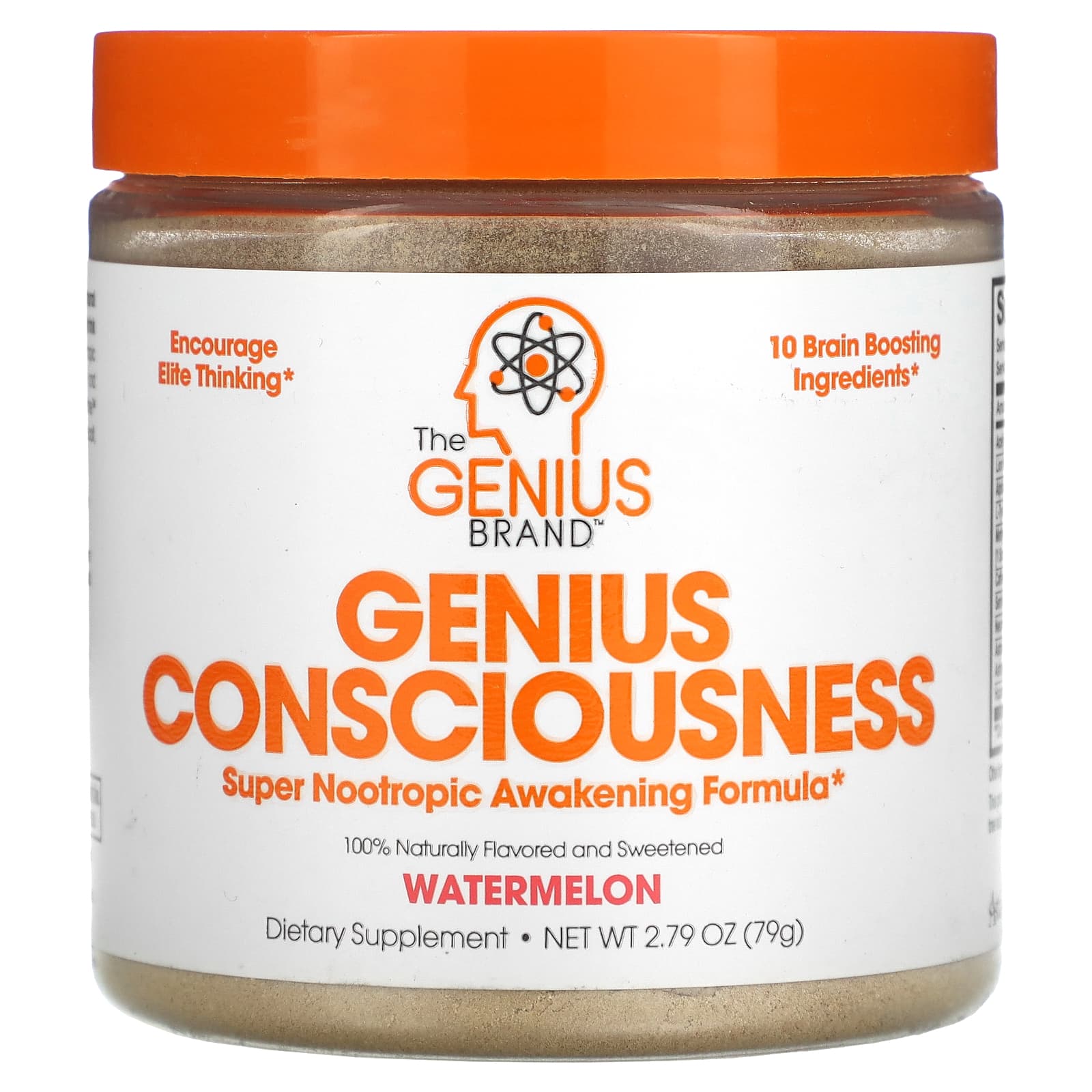 

The Genius Brand, Genius Consciousness, Watermelon, 2.79 oz (79 g)
