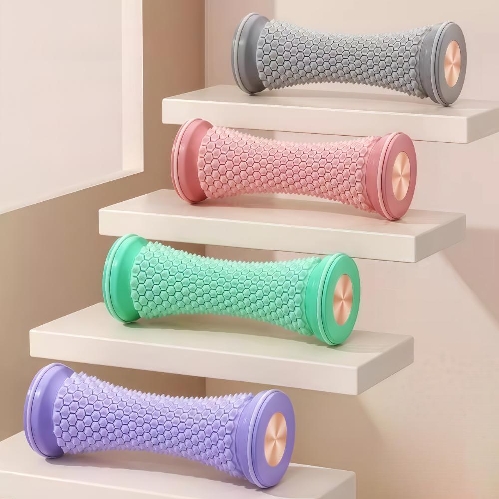 1Pc Foot Roller Massager Yoga Plantar Fascia Roller Home Fitness Fingerpressure Board Deep Muscle Relaxation Foot Massage Roller