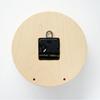 Hacoa Wall Clock Walnut Round-W H150-W