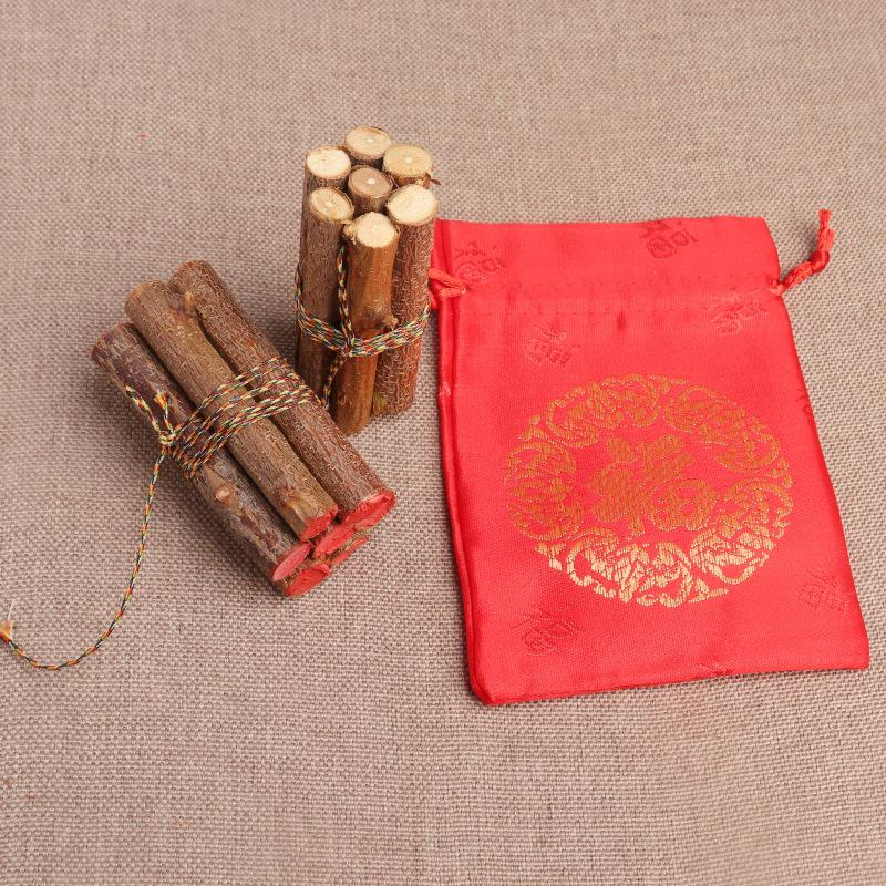 Multicolor Thread Peach Wood Branch for Peaceful Sleep, Calming Expectant Mothers and Babies