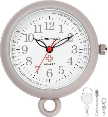 And Easy To Can Be Replaced by Nurse Watch Pocket Watch Clock Colore 34mm [Little Magic] [Official] [Large Read] [Battery Yourself] (colore34GRG