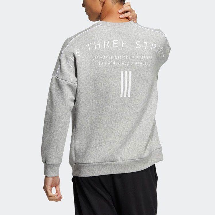 adidas Sweatshirts Unisex Gray Crew Neck Moderate Regular HM2685