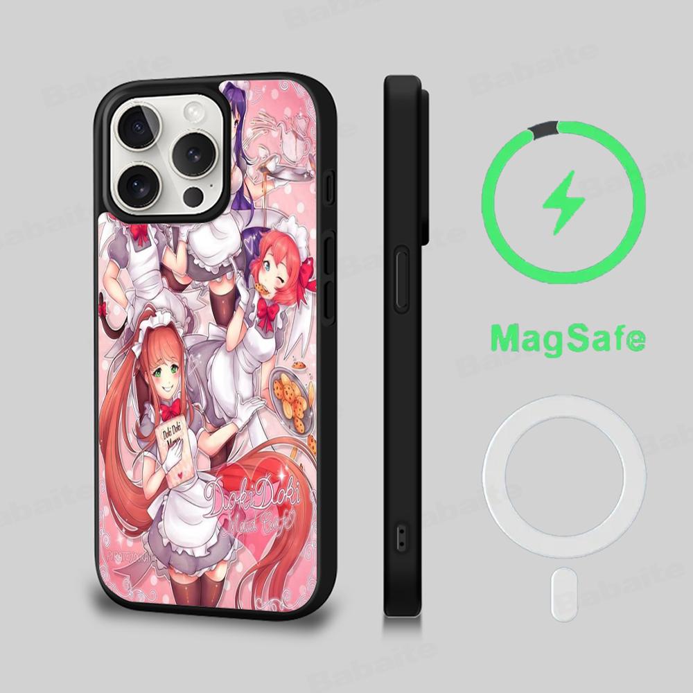 D-Doki-Dokies Phone Case Magnetic Case For iPhone 18 16 14 13 12 11 15 Pro Max Plus For Magsafe Wireless Charge Cover