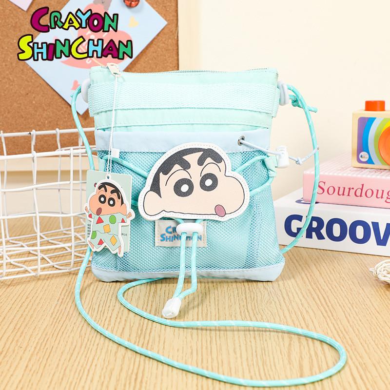 

Chan Crayon Shin Crossbody Bag Cute Cartoon Haruhi Kid Going Out Shoulder Bag зелёный