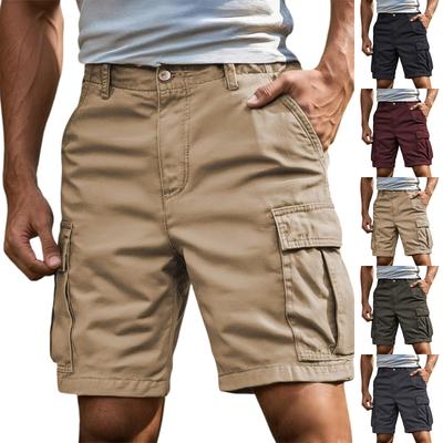 Mens Shorts Cargo Trousers for Men UK Work Shorts Men Gym Shorts Men Casual Fit Multiple Pockets Shorts for Men UK