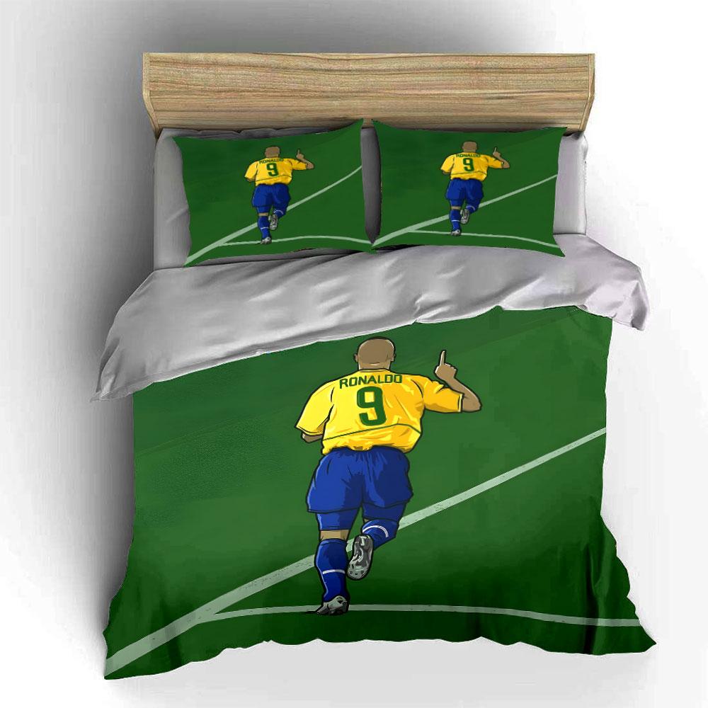 Soccer player celebration graphic. Bedding sets Duvet cover sets Duvet covers Pillowcases(1 * Duvet Cover 2 * Pillowcases without duvet insert)