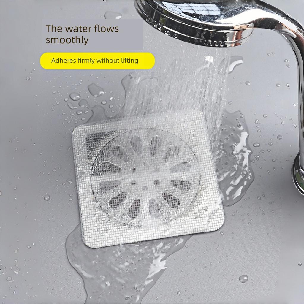 Bathroom Hair Filter Net, Drain Filter for Bathroom, Anti-Odor, Anti-Hair, Anti-Insect Drain Sticker