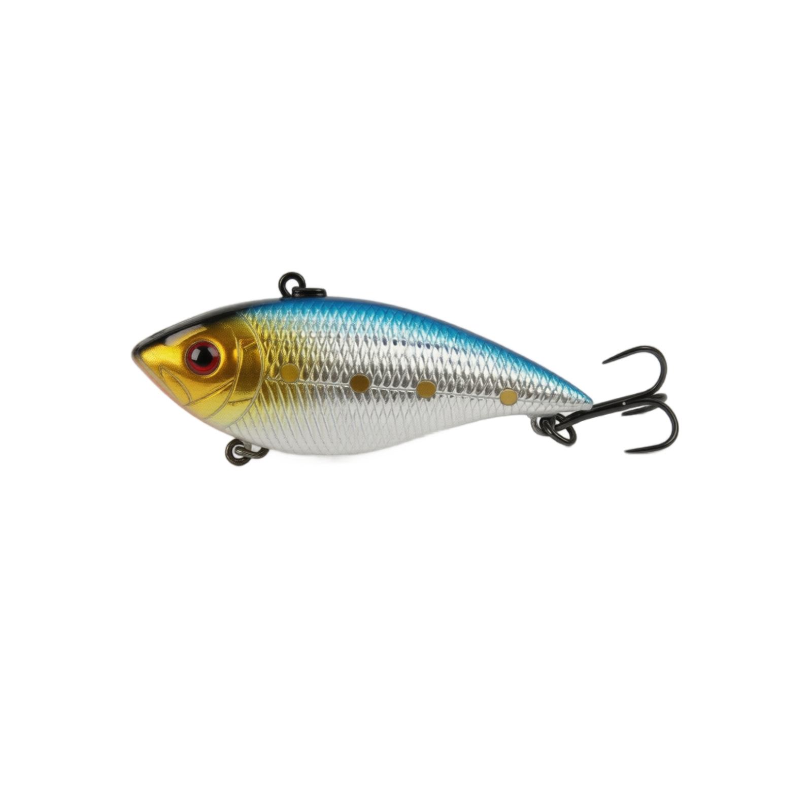 

7cm 11 5g Sinking Fishing Lure Artificial Bionic Bait Hard Plastic Body Treble Hook Fishing Tackle for Freshwater and Saltwater one size