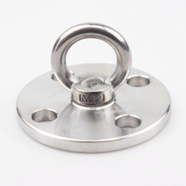 304 Stainless Steel Rotating Eyelet Aerial Yoga Swing Hook and Fixed Plate
