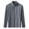 Summer Men's Thin Stand-up Collar Sunscreen Clothes Large Size Jacket Fishing Ice Silk Skin Clothing UV Protection