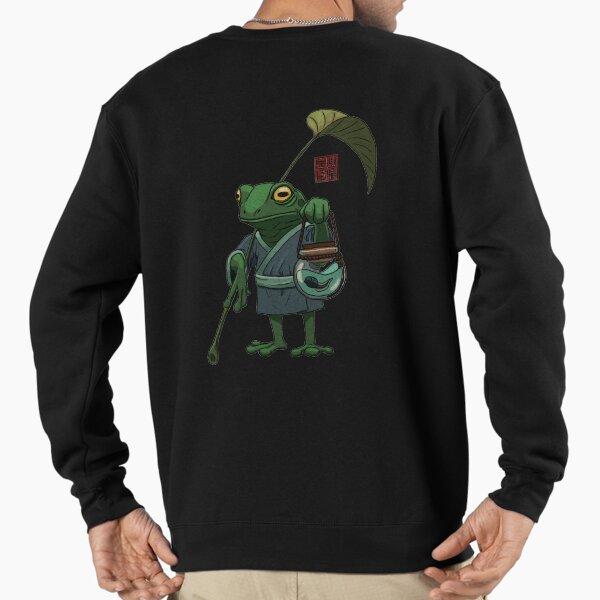 Unisex Cotton Sweater Pullover Hoodie Printed Sweater A Frog And His Son Pullover Sweatshirt Casual Long Sleeve Sweatshirt