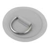 X AUTOHAUX D-Ring Patches PVC Stainless Steel Round D-Ring Pads for Surfboard Inflatable Boat
