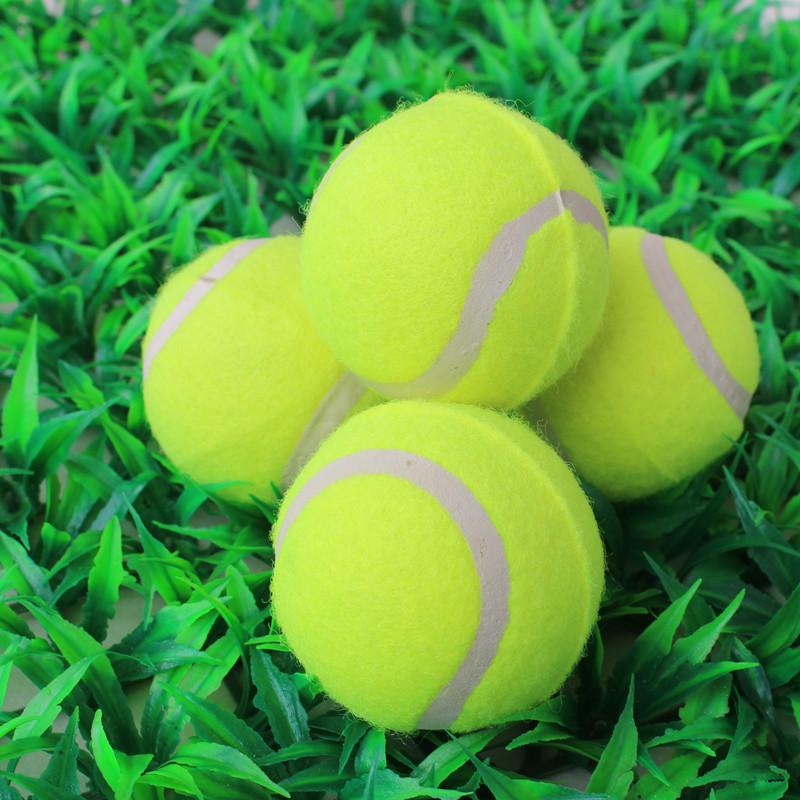Pet Tennis Toys Level 2 Dog Tennis Micro Elastic Rubber Ball Dog Ball Bite Dog Training Supplies