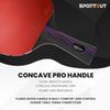 Sportout Table Tennis Paddle Portable Paddle with Storage Premium Ping Pong Racket for Indoor and Outdoor Games Set, Case,