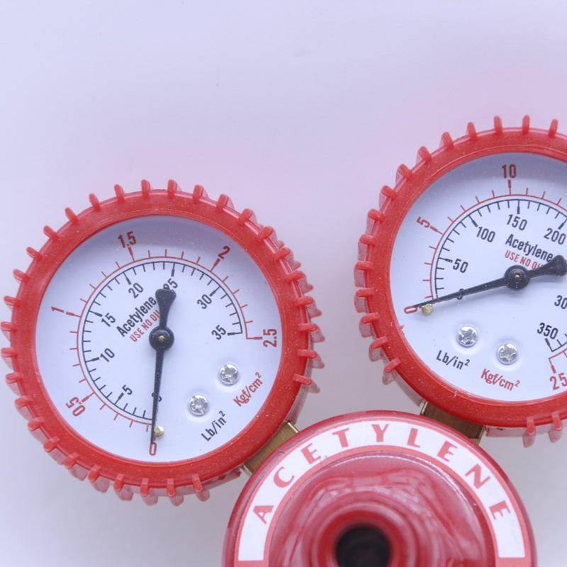 Shockproof Pressure Reducer Valve with Oxygen, Acetylene, and Propane Gauges