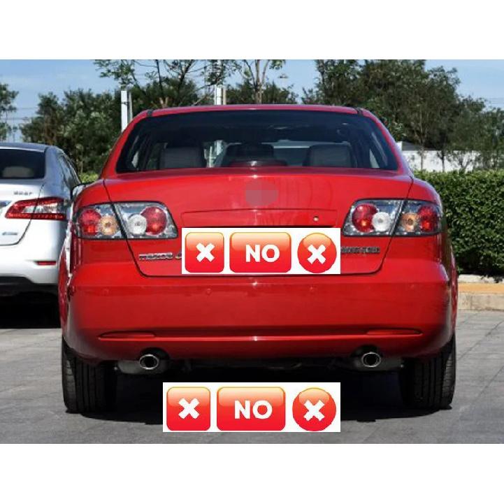 Exhaust Tip Tail Pipe Muffler for Mazda6 Mazda 6 Gg 2003 2005 2006 2007 2008 Metal Trim Car Accessories