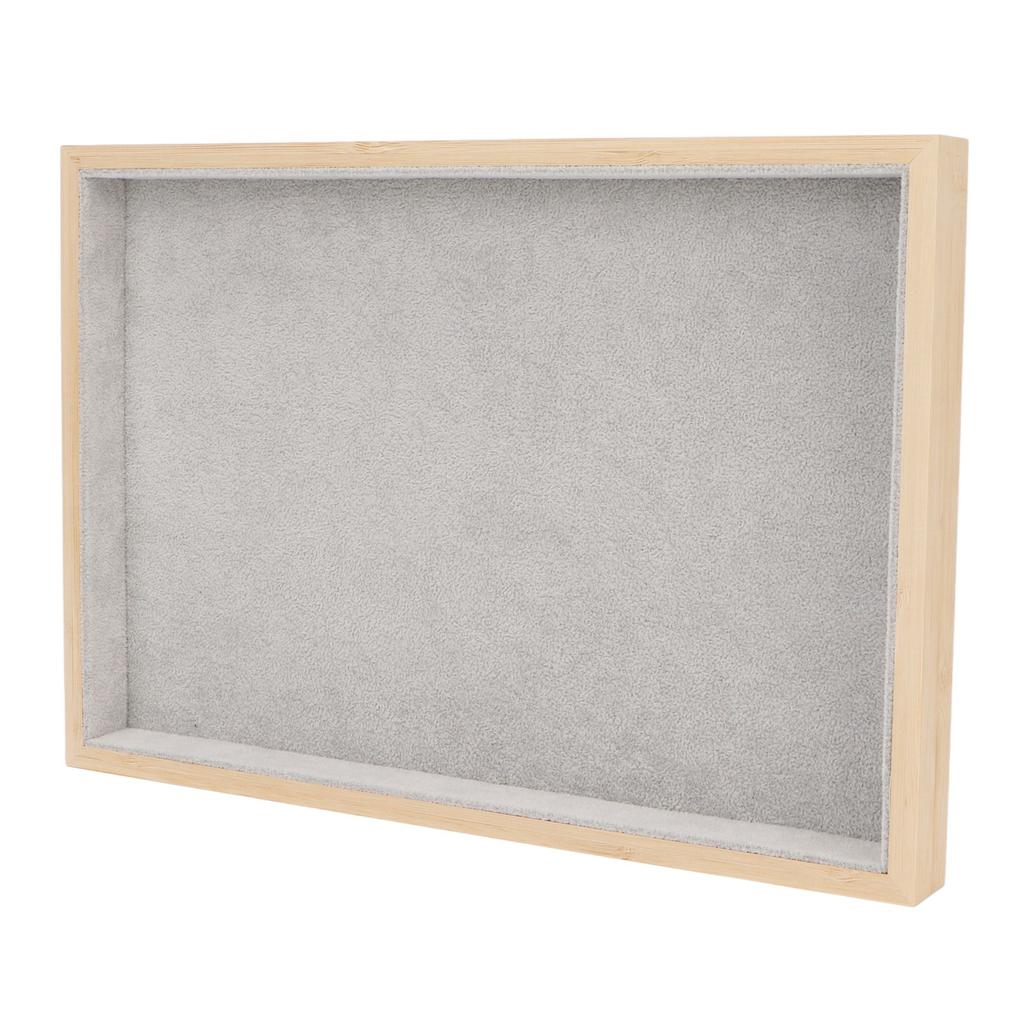 Dřevěný zásobník na šperky Classic Elegantní víceúčelové zásobníky na šperky odolné proti poškrábání na náušnice