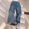 Korean Velvet-Lined High-Waist Slimming Jeans for Women - Autumn/Winter Bestseller