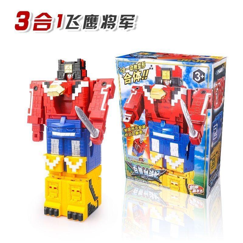 Skládací vzdělávací hračky Power Assembling Matematický kostka Transformace Robot Číslice Puzzle Ranger Zvířata hračka pro kluky pro děti