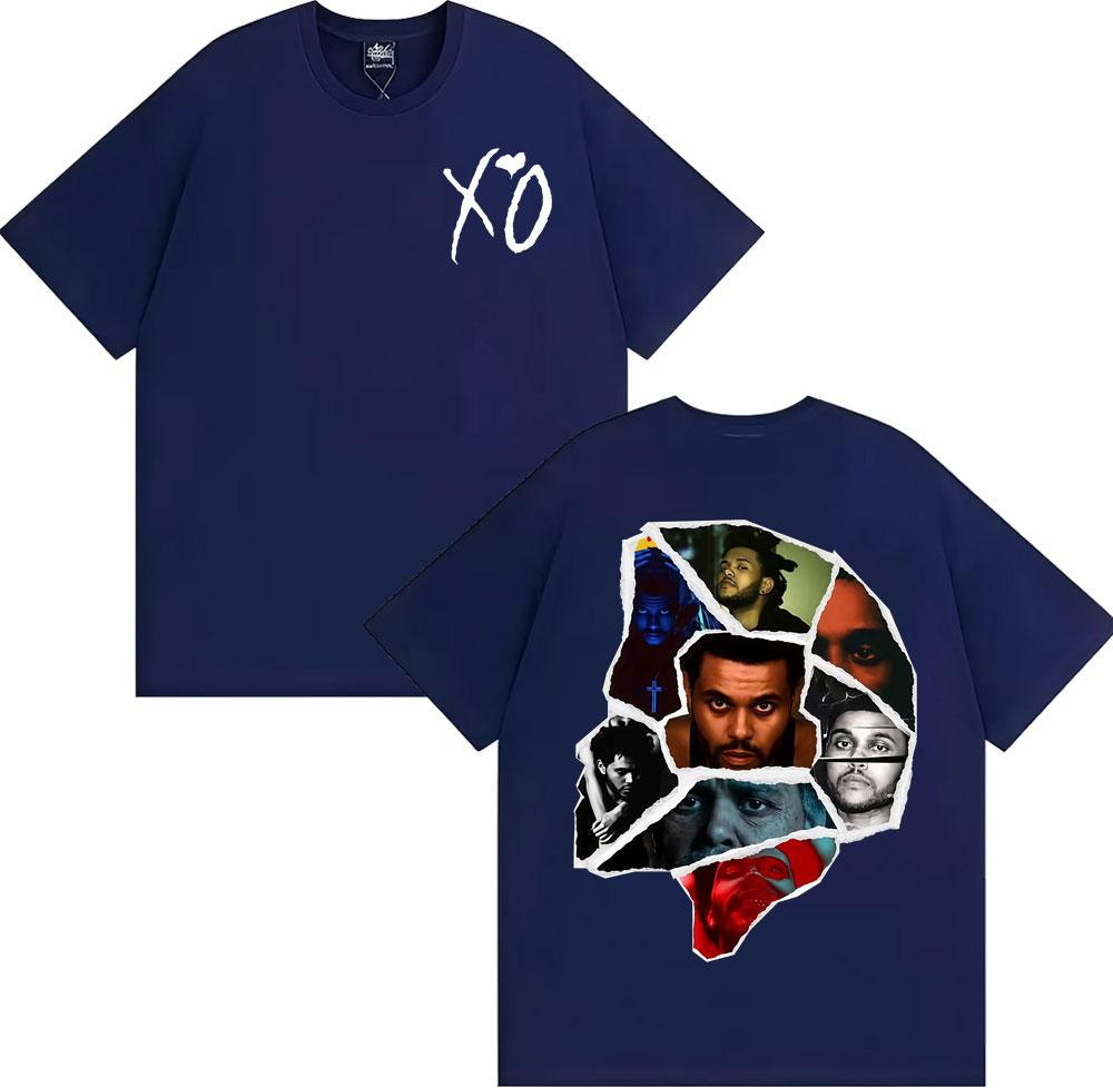 The Weeknd After Hours Til Dawn Album Cover Tshirts Unisex Women Harajuku Hip Hop High Street T Shirt Casual ONeck Cotton Tshirt