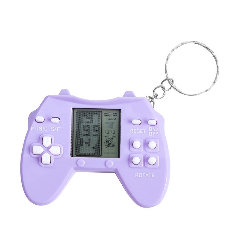 Mini Retro Tetris Handheld Game Console Keychain