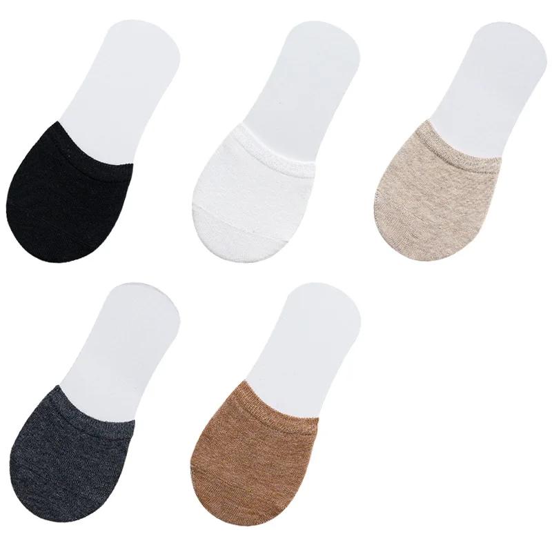 5 Pairs Forefoot Socks Woman Summer Solid Color Female Half Foot Toe Cover Half Socks Heels Invisible Cotton Breathable Socks