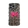 European and American personalized leopard print flowers are suitable for iPhone16promax Apple 15 mobile phone case 14/13 wave case IMD