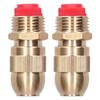 2Pcs Adjustable Watering Sprinkler G1 2 Male Thread Garden Lawn Brass Sprayer Nozzle