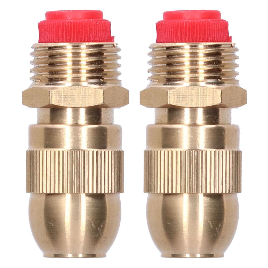 2Pcs Adjustable Watering Sprinkler G1 2 Male Thread Garden Lawn Brass Sprayer Nozzle