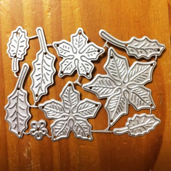 13 Fustelle Per Goffratura Fiori E Foglie, In Acciaio Al Carbonio, Per Scrapbooking E Album Fotografici, Argento