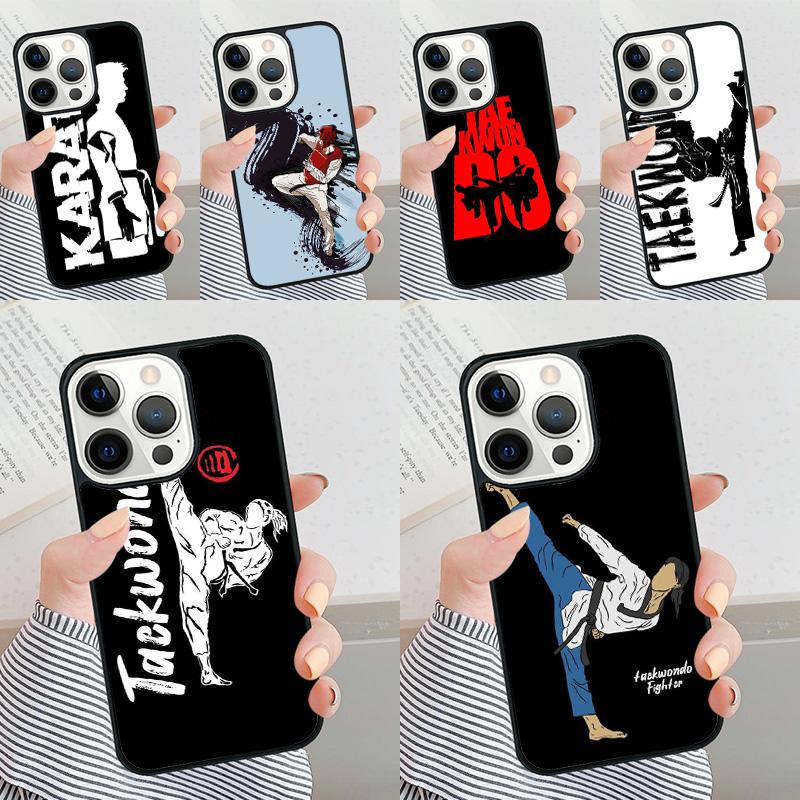 Kungfu Taekwondo Phone Case for iPhone 16 15 SE2020 6 7 8 Plus for Apple 13 11 12 14 Mini Pro Max Cover Coque Shell