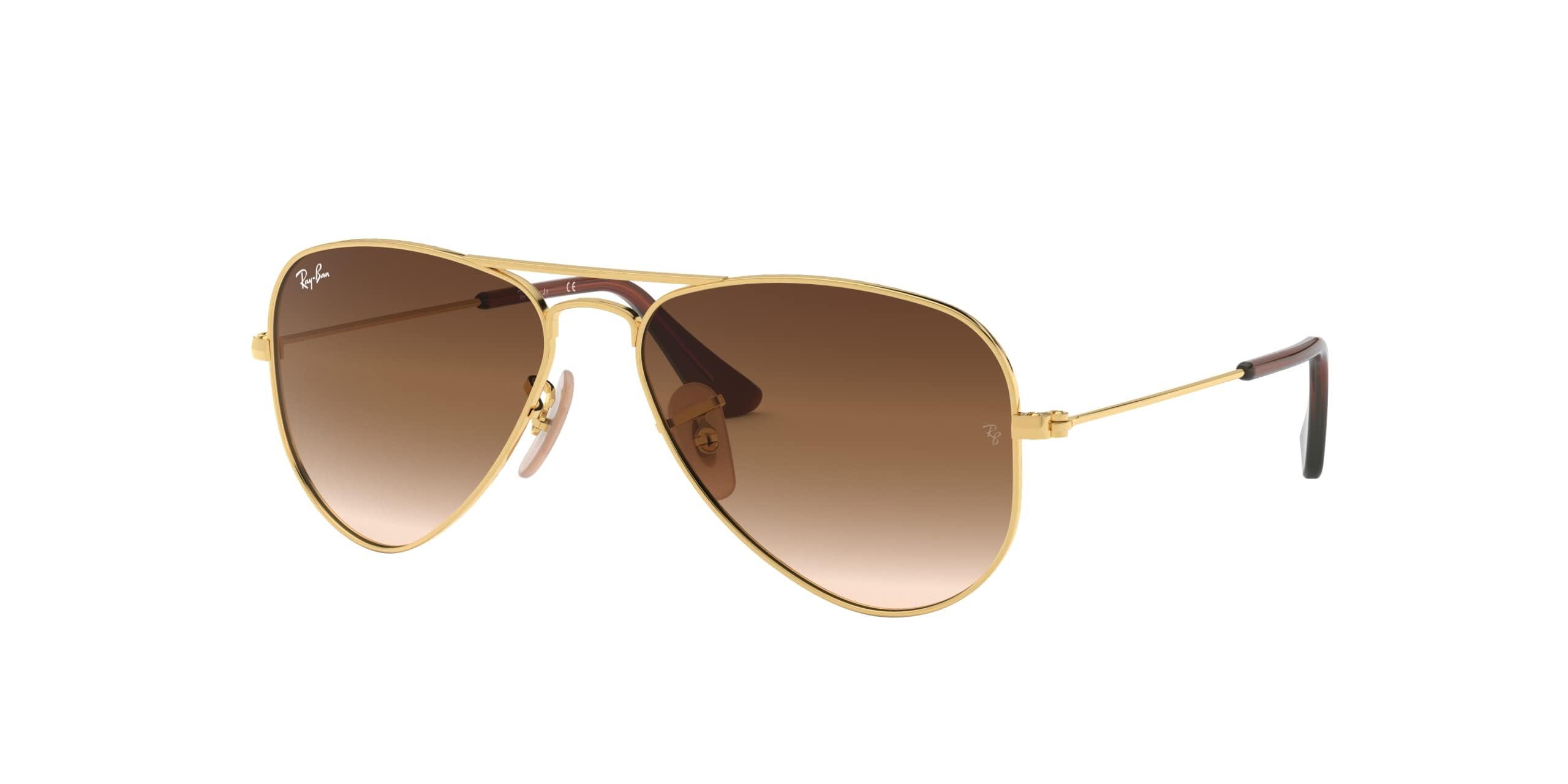

AVIATOR JUNIOR Size 50 Kids Ray-Ban 223/13 Sunglasses, (FREE Size), Model, 0RJ9506S, Gold. золотой
