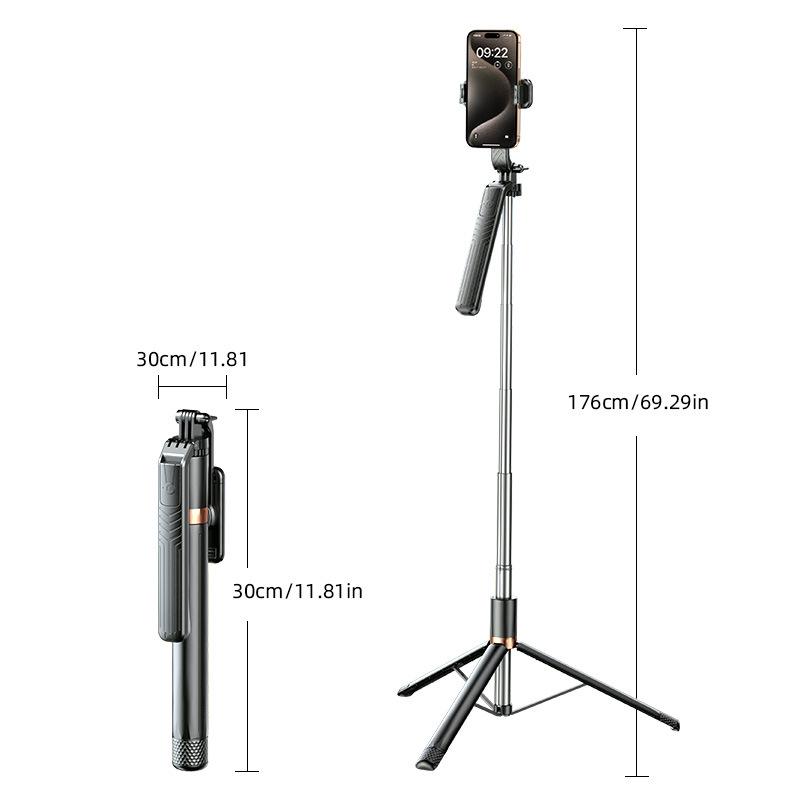 Bluetooth Selfie Stick & Tripod Stabilizer for Photography