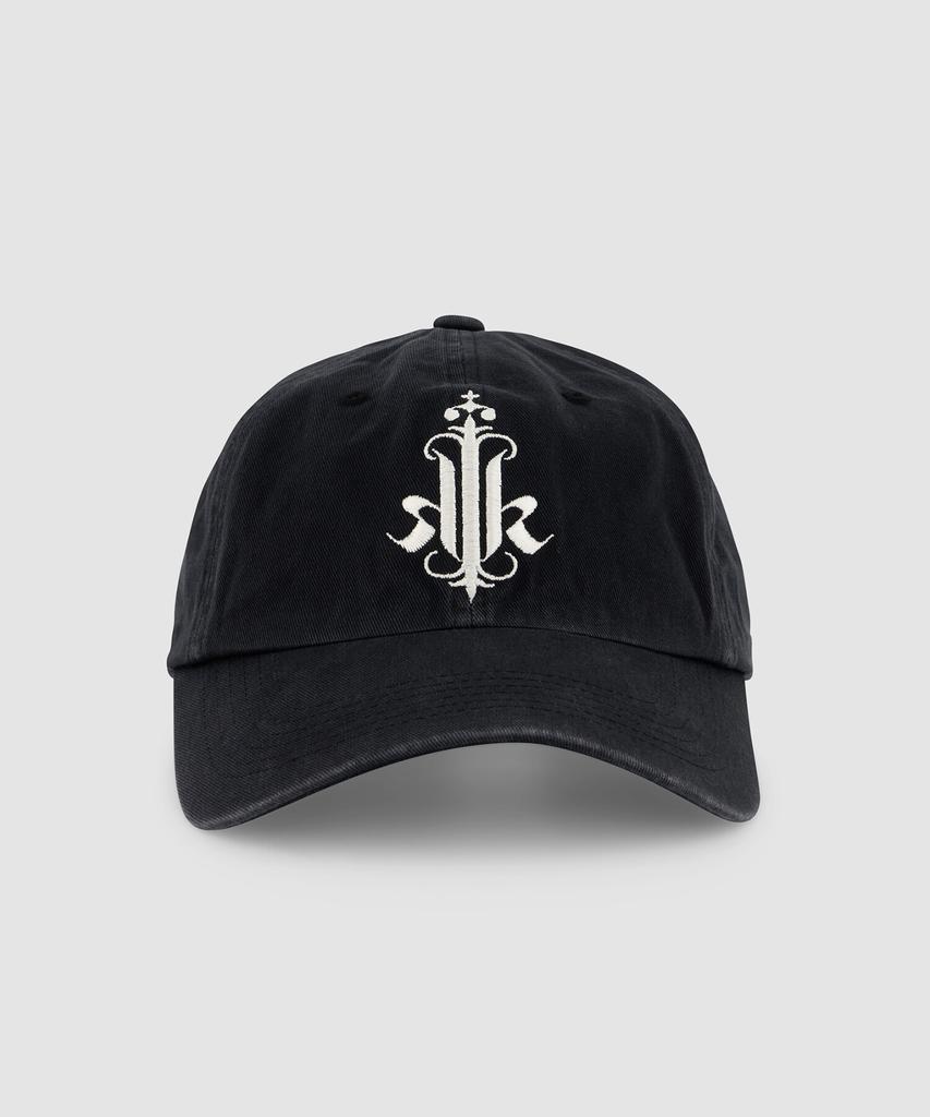 Keulaeki [Unisex] Initial Logo Cap 01_Black [Kr269Poh402]