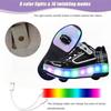 Kids Glitter Roller Skates Two Roller Skating Sneakers Breathable Sports Shoes Good Gifts for Boys and Girls.