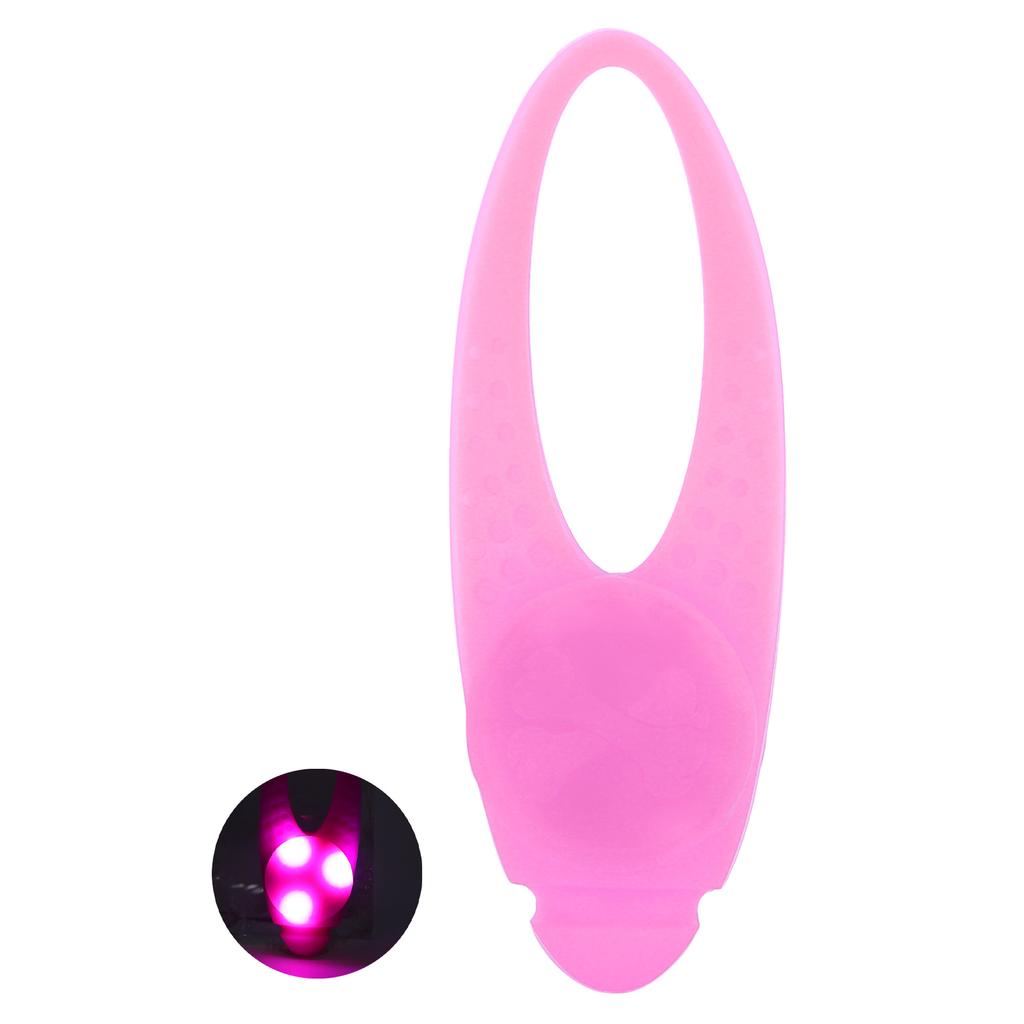 Dog Collar Pendant Light Waterproof Dog Neck Pendant LED Safety Light with Stainless Steel Clips