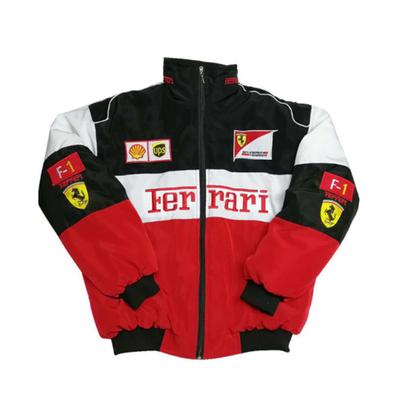 Võidusõidujakk Vintage Valge Nascar Retro Pommikindel - Jakk Vormel 1 Vintage Jakk