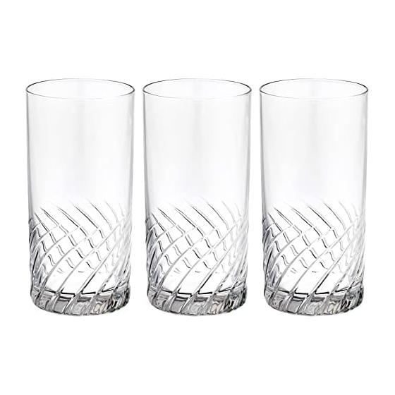 ADERIA Slash Tumbler 10 Set of 3 Made in Japan B-2328