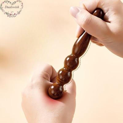 Santalové dřevo Masážní akupresurní tyčinka Ruce Nohy Obličej Multifunkční Dřevěná Meridianová masážní tyčinka Krása Zdraví Terapie Rehabilitační nástroje