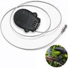 Wire Lock for Bicycles, Retractable Type, Wire Length 75cm, Anti-theft,