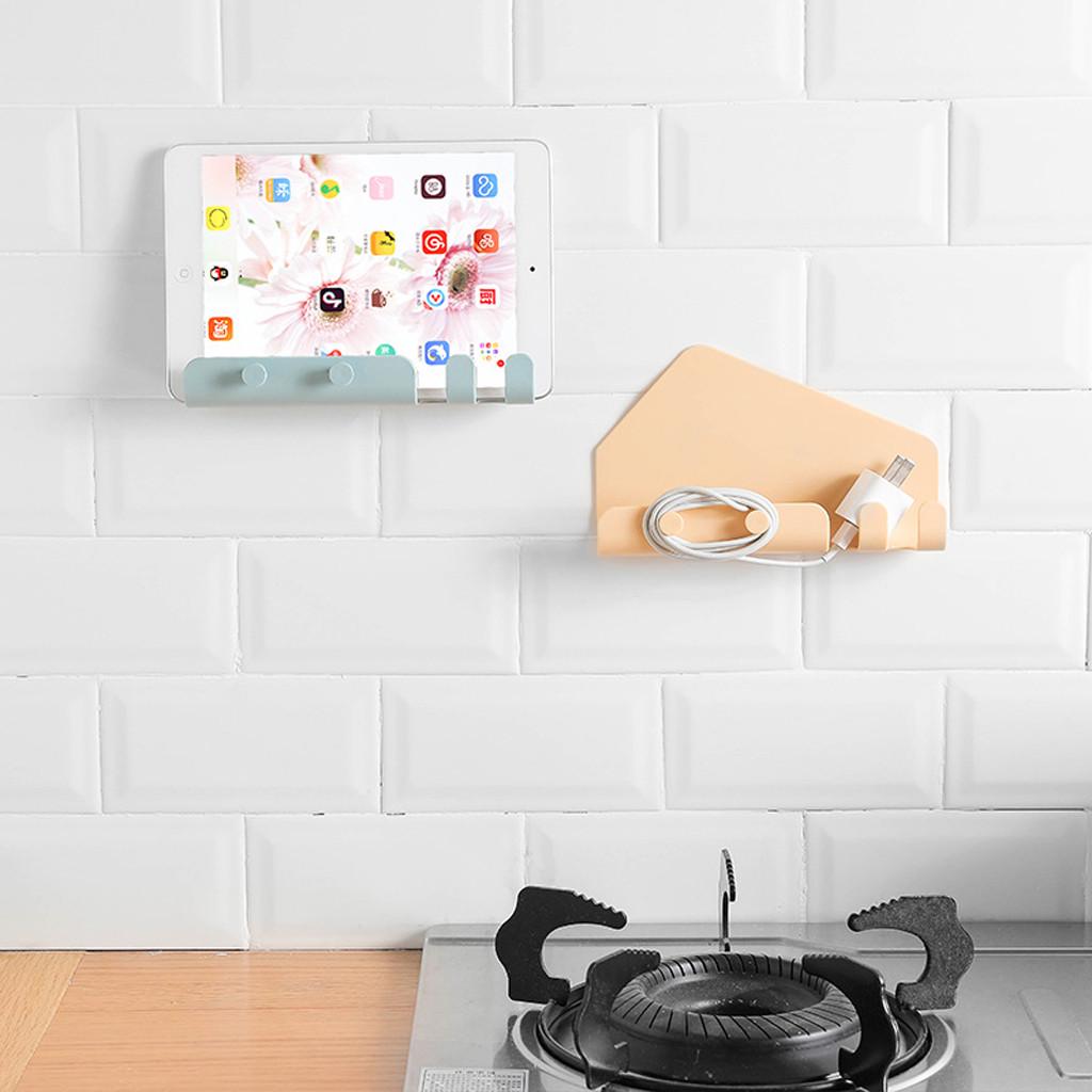 Wall Mounted Hooks Storage Hanger Rack Bathroom Bedroom Kitchen Hanging Holder
