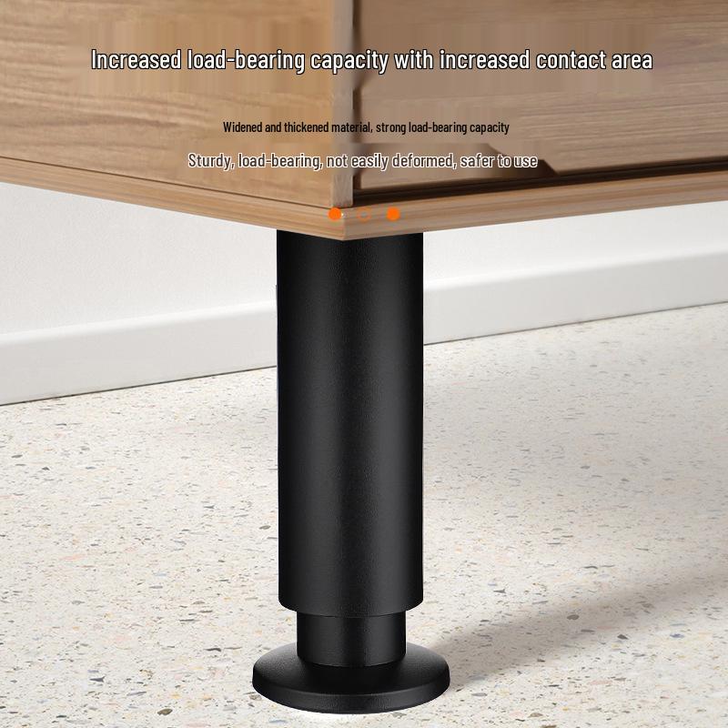 Adjustable Stainless Steel Furniture Legs for Sofa, Coffee Table, TV Cabinet, or Bed