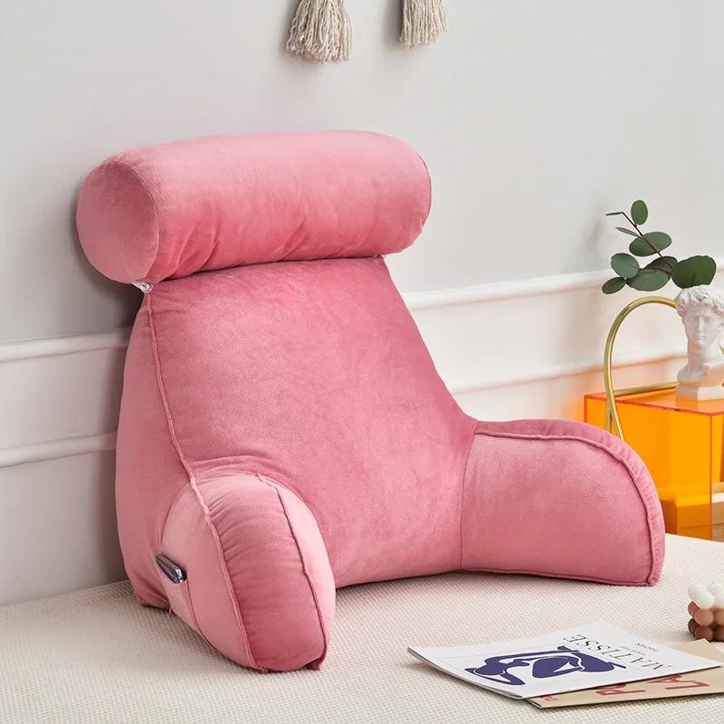 New All Season Reading Pillow Office Sofa Bedside Back Cushion For Office Relief Bed Support Pain Cushions Backrest Lumbar Chair