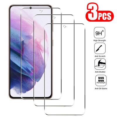 3pcs HD Clear Tempered Glass Film Screen Protector Glass Film For Samsung Galaxy S22 S23 + 5G S23 Plus S21 FE S20 FE A04S A04E A14 A24 A34 A54 5G 4G