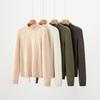 Five-Needle Three-Strand Cashmere Sweater: Autumn/Winter 2026 Thickened Turtleneck Women's Versatile Cable Knit Base Layer Sweater.