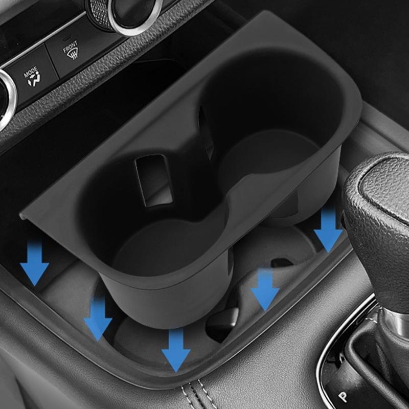 Waschbare Silikon-Becherhalter-Organizer für ausgewählte SUV-Modelle, Innenraum-Organisation, Getränkehalter-Schutz