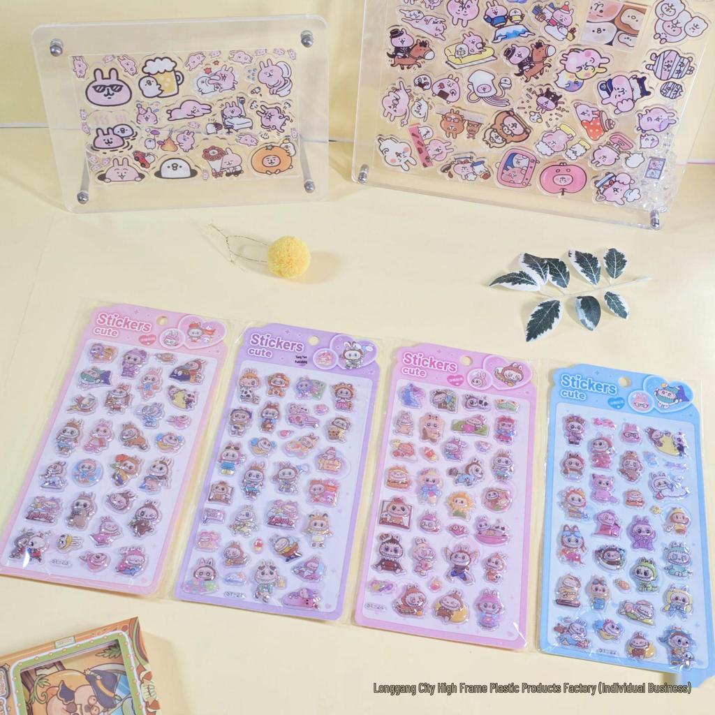 3D Sanrio Cartoon Stickers: Cute Educational & Decorative Phone Case Embellishments for Kids