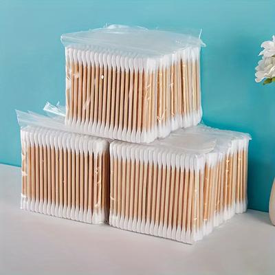 20/40 paket 7 cm Ahşap Pamuklu Çubuk Tek Kullanımlık Ultra Küçük Pamuklu Çubuk Lintsiz Mikro Fırçalar Kirpik Uzatma Çıkarma Aletleri