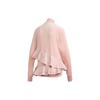 Adidas Trefoil Stand Collar Zipper Long Sleeve Fleece Jacket Women jackets Lilac FT9882